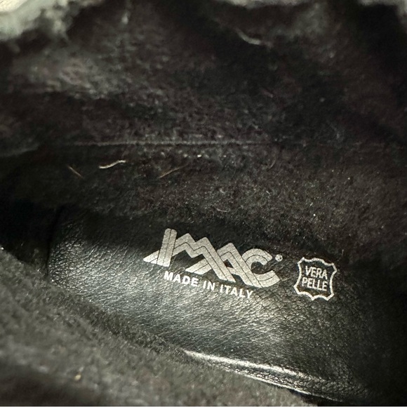 IMAC Croc Embossed Patent Leather Side Zip Booties Sz 39 US 9 Made In Italy - Picture 13 of 13